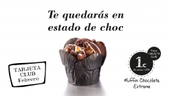 Muffin de chocolate extreme  por 1 €
