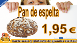 Pan de espelta a 1,95 €