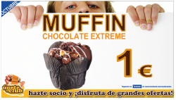 Muffin chocolate extreme por  1 €